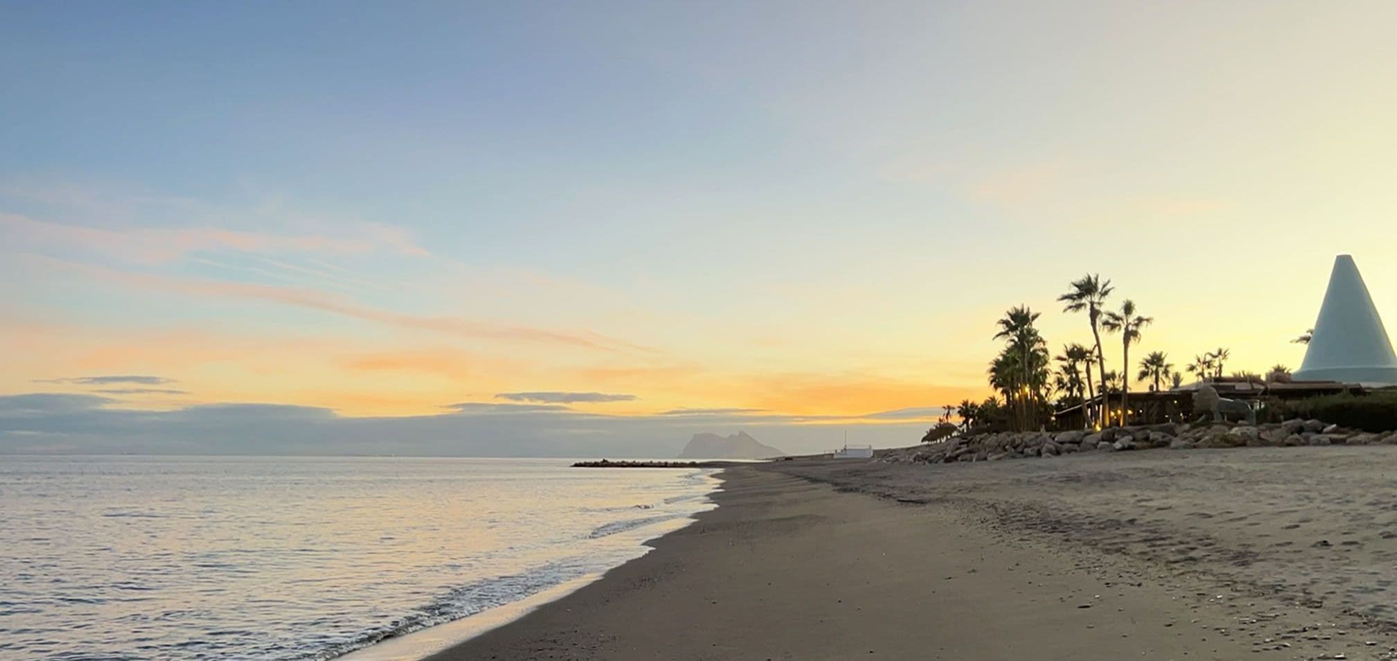 Sotogrande beach evening