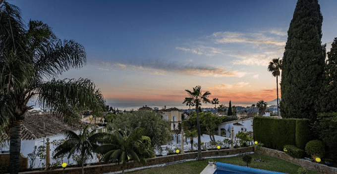 Sunset Sotogrande coast