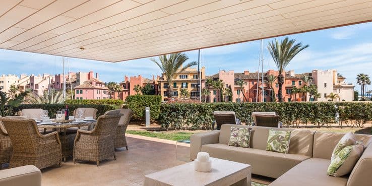 Sotogrande luxury terrace